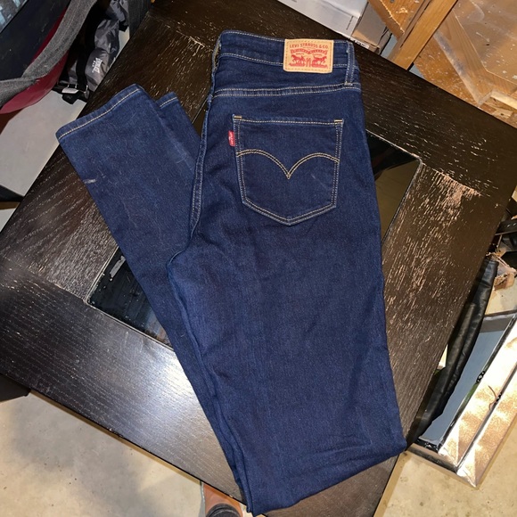 Ladies Levi’s 721 - Dark Wash - Picture 1 of 3